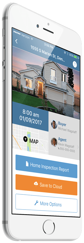 A screenshot of a home inspection report